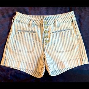 Anthropologie High-Rise Slim Shorts size 27